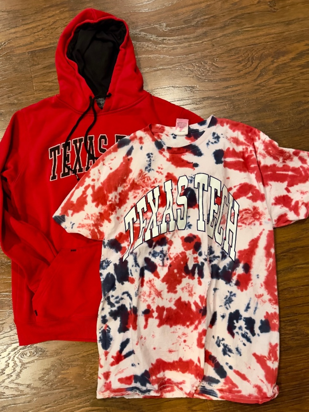 Texas Tech T-Shirt & Sweatshirt Bundle, Size S/M